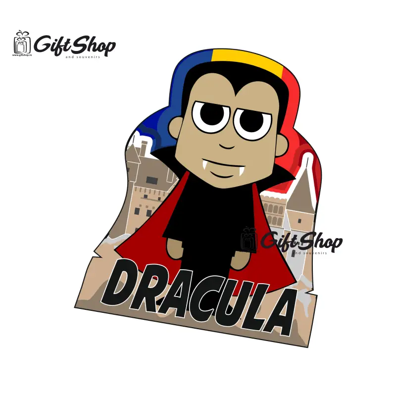 Dracula, romania, magnet frigider  mgs015